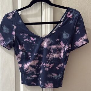 Tie-Dye V-Neck Lululemon Top